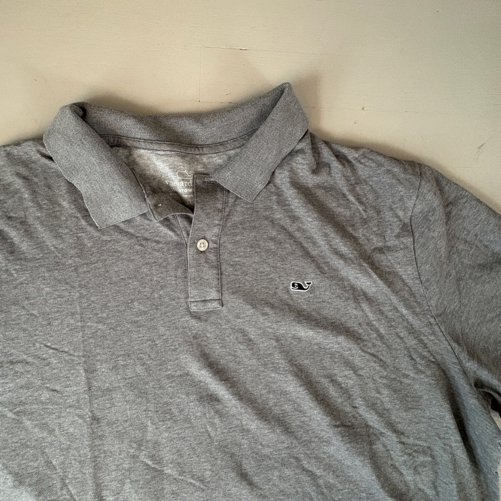 Vineyard Vines Classic Gray Polo Shirt